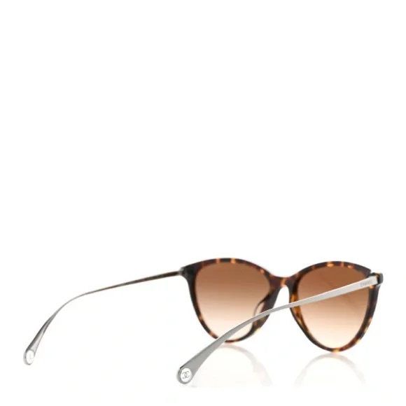 Chanel Acetate Metal Butterfly Sunglasses 5459-A Tortoise - Picture 4 of 8